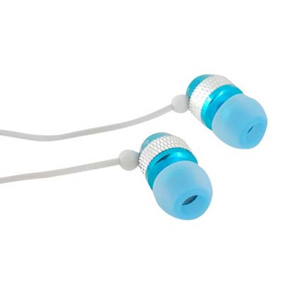 Auriculares Metálicos In-ear con micrófono (Azul) - iPhone 3G/3G