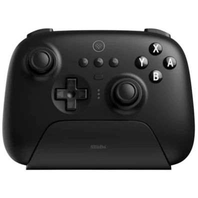 Gamepad 8BitDo Ultimate Negro Bluetooth/2.4G con adaptador y base de carga - Mando Nintendo Switch/Smartphone/PC