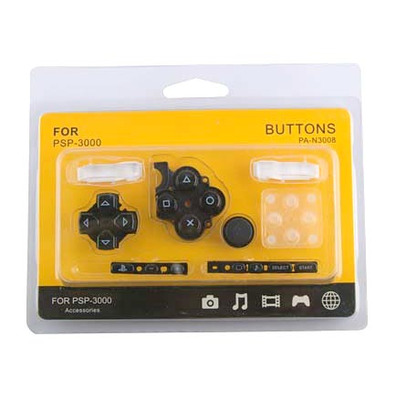 Cambio botonera, cintas y gomas (cruceta+botones) PSP3000
