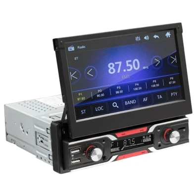 Bluetooth Carplay/Android Auto Inalámbrico SWM 9603S Pantalla Retráctil USB Negro 1 DIN