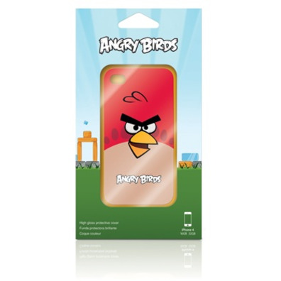 Carcasa Angry Birds Roja iPhone 4/iPhone 4S