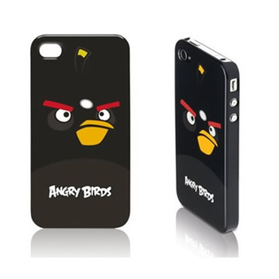Carcasa Angry Birds Negra iPhone 4/iPhone 4S
