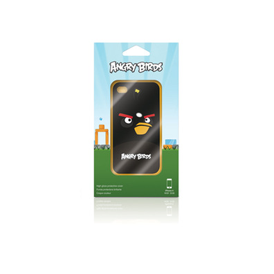 Carcasa Angry Birds Negra iPhone 4/iPhone 4S