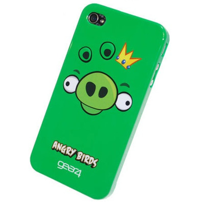 Carcasa Angry Birds King Pig iPhone 4/iPhone 4S