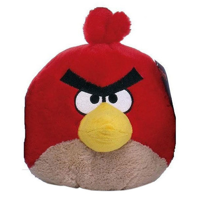 Angry Birds - Peluche color Rojo 12 cm con sonido