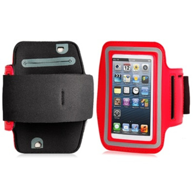 Brazalete deportivo para iPhone 5 Plata