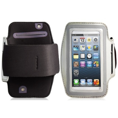 Brazalete deportivo para iPhone 5 Plata