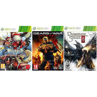 Locust Pack  Xbox 360 (Gears of War Judgment + Dungeon Siege III + BlazBlue CS)