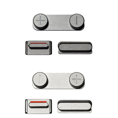 Repuesto Button Set para iPhone 5S / SE Plata