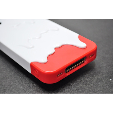 Carcasa iPhone 4/4S Melt Roja