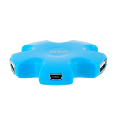 Hub 4 Puertos USB 2.0 Azul