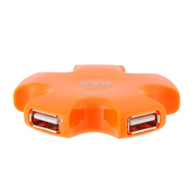 Star Hub 4 Puertos USB Naranja