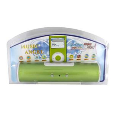 Power Angel Stereo Speaker for iPod Green