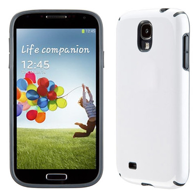 Funda CandyShell para Samsung Galaxy S4 Blanco-Azul