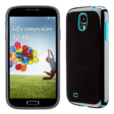 Funda CandyShell para Samsung Galaxy S4 Blanco-Magenta