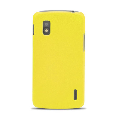 Carcasa Protectora para LG Google Nexus 4 Amarillo