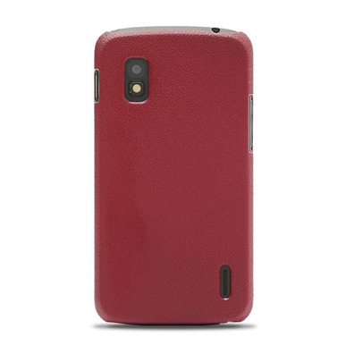 Carcasa Protectora para LG Google Nexus 4 Rojo