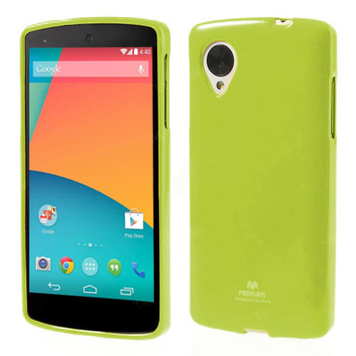 Carcasa TPU para LG Google Nexus 5 Verde