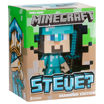 Muñeco Minecraft Steve Diamante