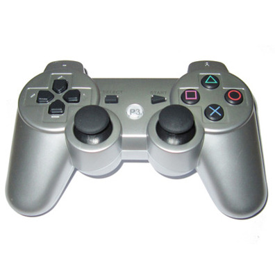 Mando inalámbrico para PS3 DoubleShock III Silver (No oficial)