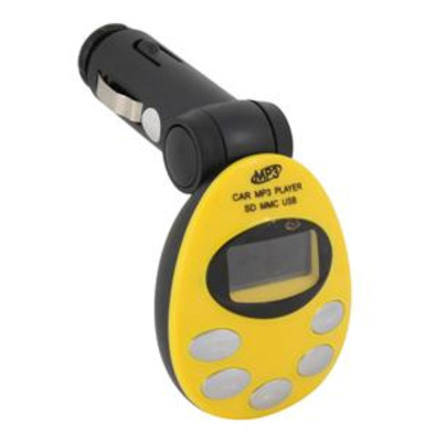 Transmisor FM Wireless 4 in 1 MP3/WMA (Amarillo)