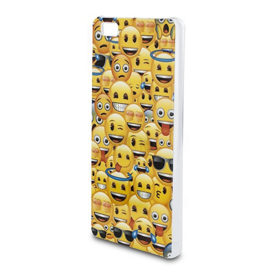 Carcasa Cristal Who's Missing Huawei P8 Lite Emoji