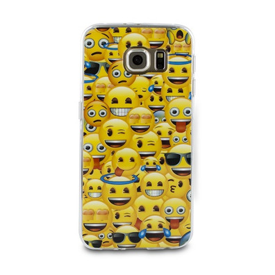 Funda TPU Who's Missing Samsung Galaxy S6 Emoji