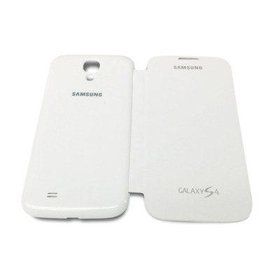 Funda tipo libro para Samsung Galaxy S4 Blanco