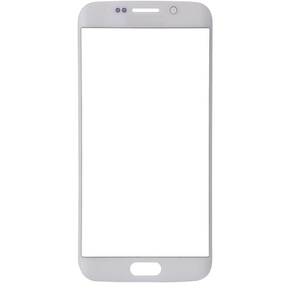 Repuesto Cristal Frontal Samsung Galaxy S6 Edge Blanco