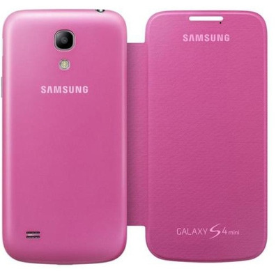 Funda tipo libro para Samsung Galaxy S4 Mini Rosa