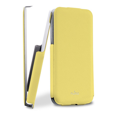 Funda Flip Cover para iPhone 5C Puro Amarillo