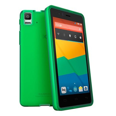 Funda Gummie Cover BQ Aquaris E6 Verde