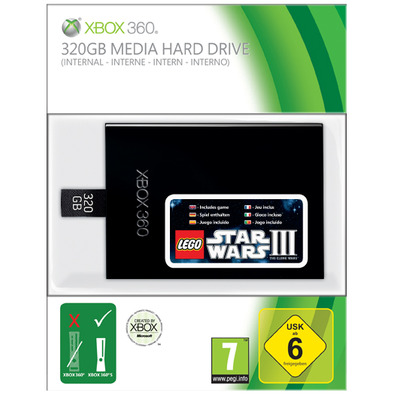Disco duro 320 GB Oficial Xbox 360 Slim