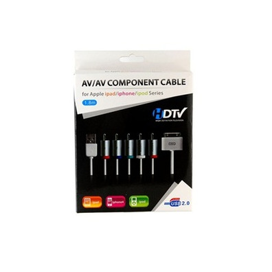 Cable componentes para iPhone/iPad/iPod