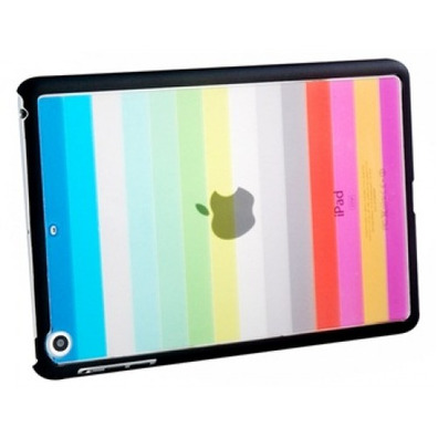 Carcasa iPad Mini Arco Iris (Negro)