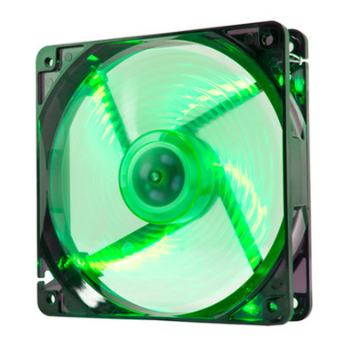 Nox Ventilador Caja Cool Fan 12cm Led Verde
