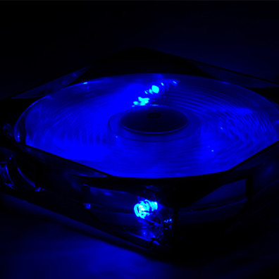 Nox Ventilador Caja Cool Fan 12cm Led Azul