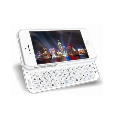 Teclado QWERTY para iPhone 5 Blanco