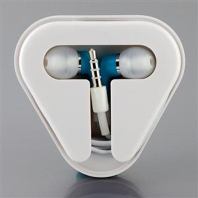 Auriculares In-ear con micrófono (Azul) - iPhone 3G/3GS/4G