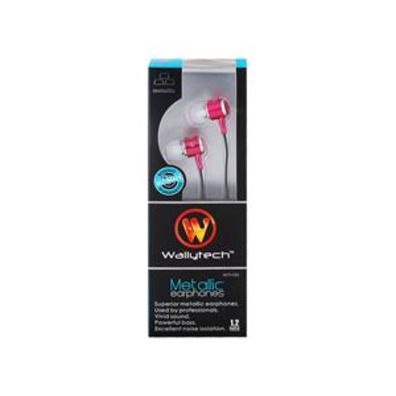 Auriculares Professional Stereo Earbud Earphones (Rojo)