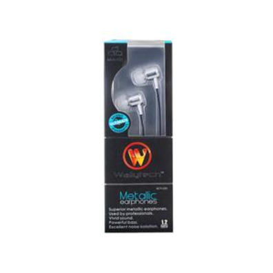 Auriculares Professional Stereo Earbud Earphones (Plata)
