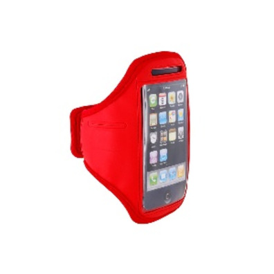 Brazalete deportivo para iPhone 4G/4GS Rojo