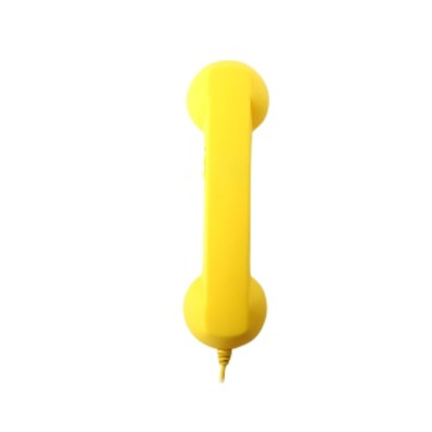 Retro Handset for iPhone with 3.5mm Jack Yellow