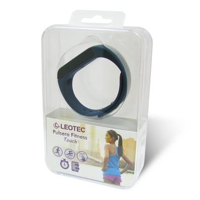 Pulsera Leotec Fitness Touch Sumergible Azul