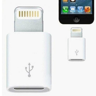 Adaptador de conector Lightning a micro USB