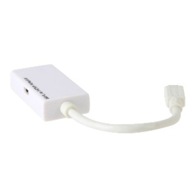 Micro USB a HDMI Cable para Samsung i9000, HTC (Blanco)
