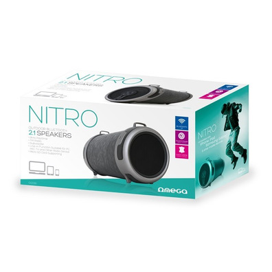 OMEGA ALTAVOZ NITRO BLUETOOTH 2.1 SD FM 11W USB