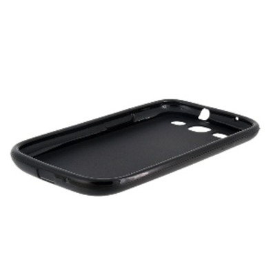 Funda protectora TPU para Samsung Galaxy S III (Negro)