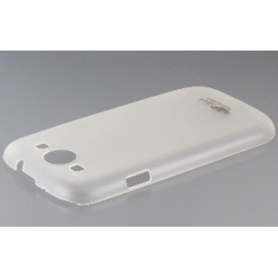 Carcasa ultrafina para Samsung Galaxy S III (Blanco transparente