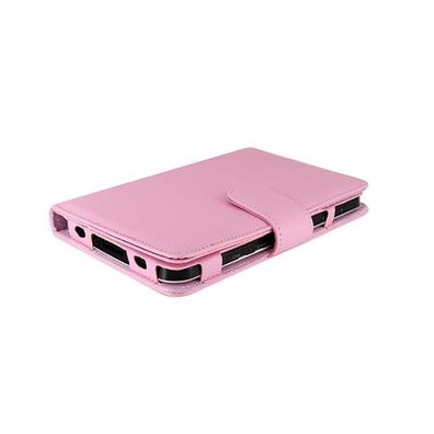 Funda de cuero para Samsung Galaxy Tab P1000 Rosa